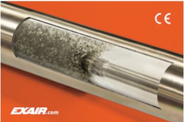 EXAIR M4背吹式空氣噴嘴乾燥小管徑氣壓缸內部 EXAIR M4 Back Blow Nozzle Dries Inside Of Small Cylinders 