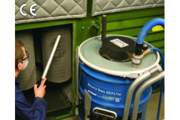 用EXAIR HEPA吸塵器(HEPA Vac)解決了噴砂介質和灰塵問題 Shot Blasting Media and Dust Problems Solved with EXAIR's HEPA Vac